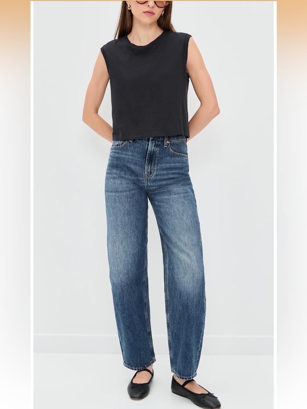 Anthropology Pistola High-Rise Straight-Leg Women's Jeans In Blue Size 29